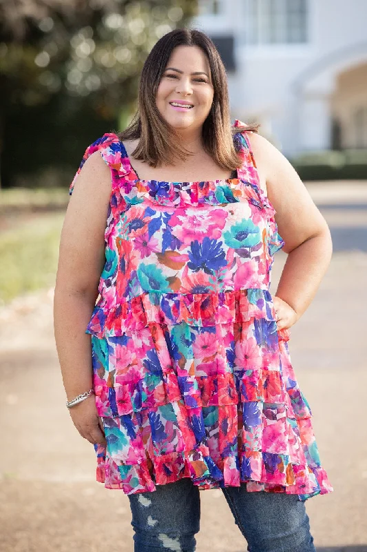 Isla Oversize Tunic Floral