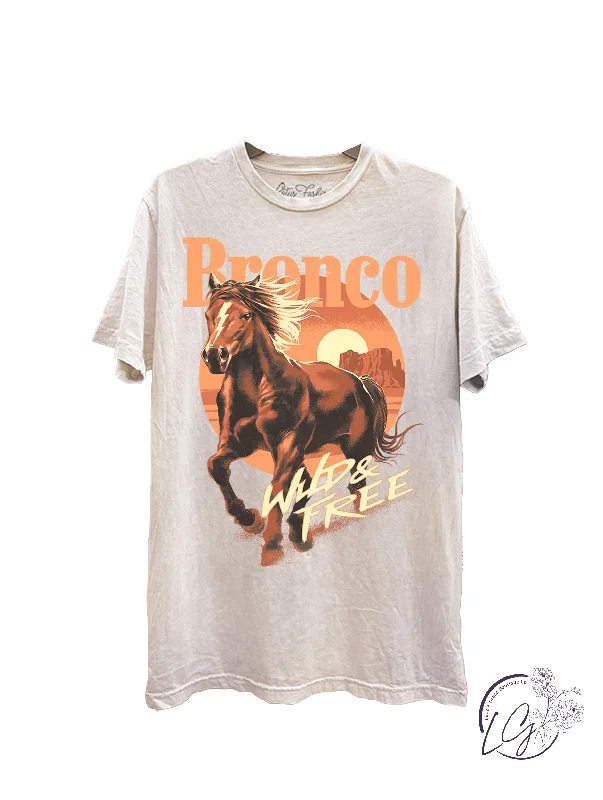 Bronco Wild & Free Graphic Top