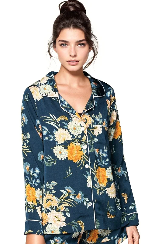 Bed to Brunch Piper Shirt | Soft Bouquet Print | Subtle Luxury