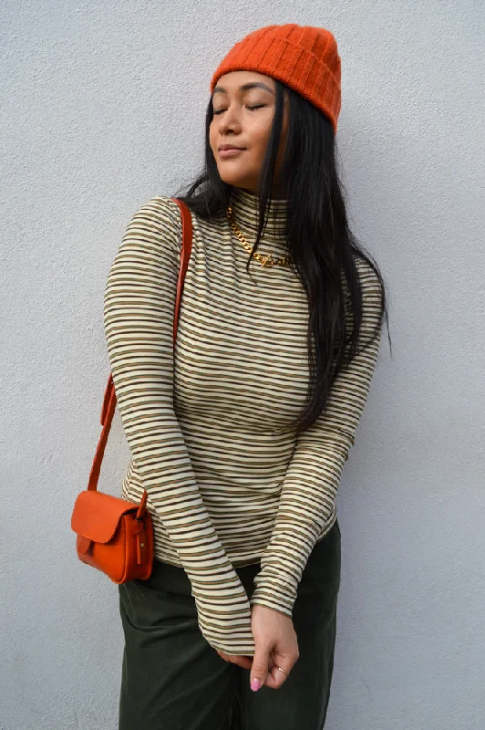 FRNCH Carmelite Creme Roll Neck