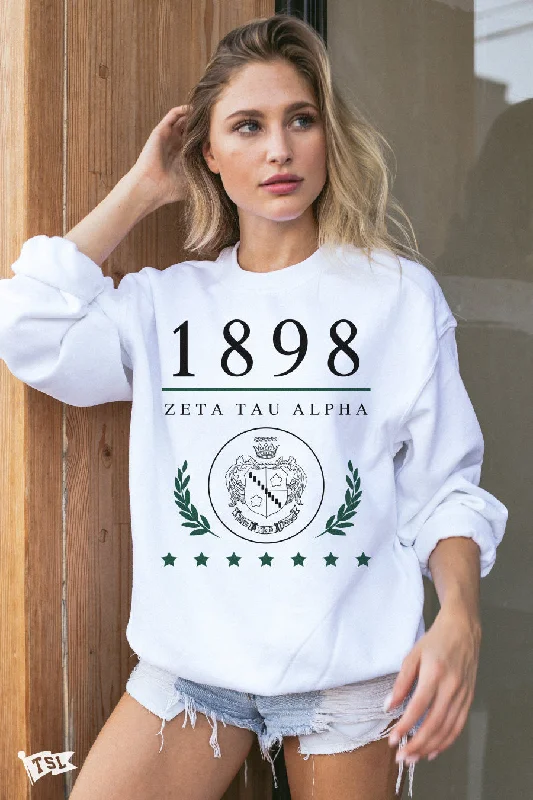 Zeta Tau Alpha Crest Crewneck