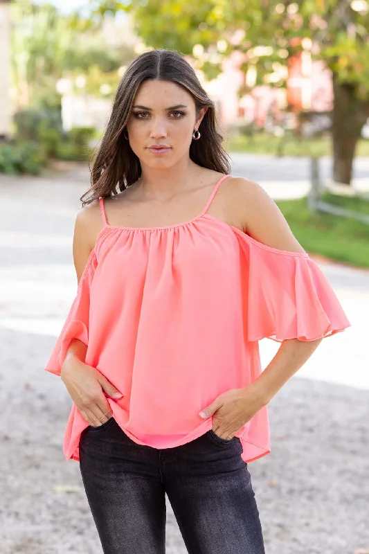 Bristole Top Fluro Pink