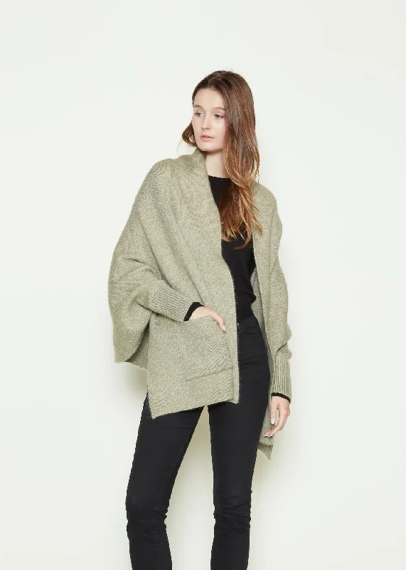 Pocket Shrug Cape Cardigan