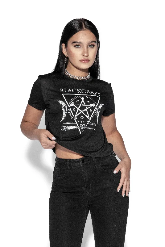 Coven - Flowy Crop Tee