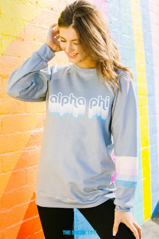 Alpha Phi Dreamer Raglan Crewneck