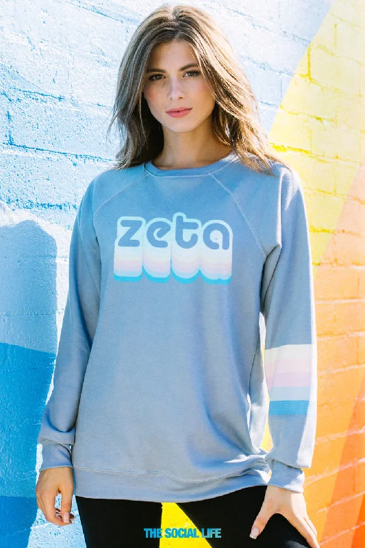 Zeta Tau Alpha Dreamer Raglan Crewneck