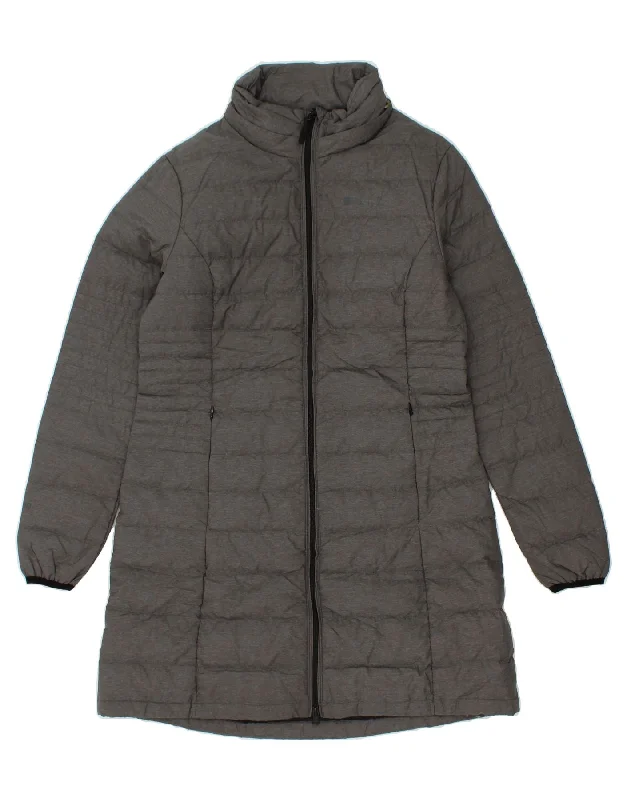 MOUNTAIN WAREHOUSE Womens Padded Coat UK 12 Medium  Grey Nylon