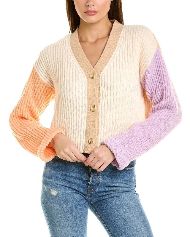 Crazy Deals Isla Ciel Colorblock Cardigan