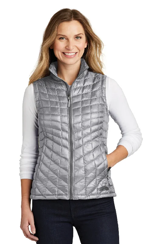 The North Face Womens ThermoBall Trekker Water Resistant Full Zip Vest - Mid Grey