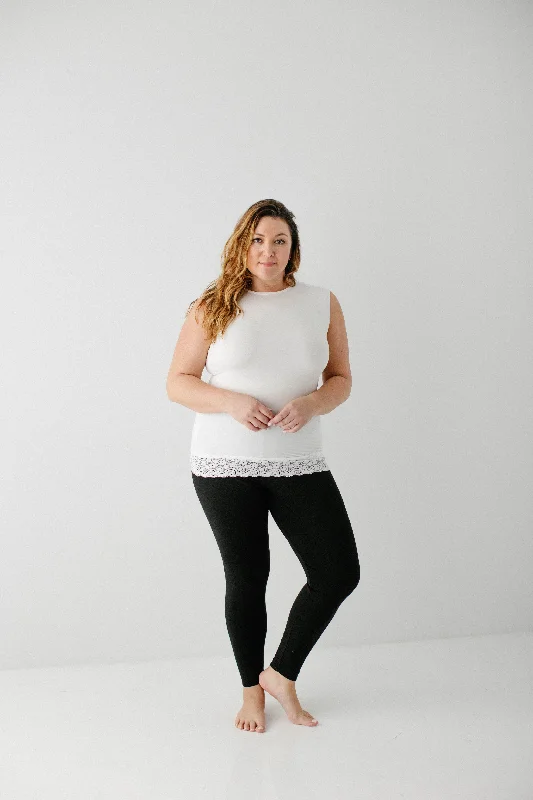 Full Classic Bamboo Blend Leggings in Black