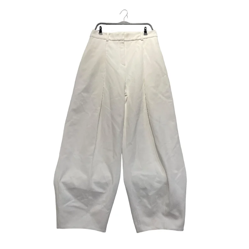 JACQUEMUS/Wide Leg Pants/42/Cotton/WHT/