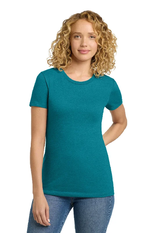 Next Level Womens CVC Jersey Short Sleeve Crewneck T-Shirt - Teal Green