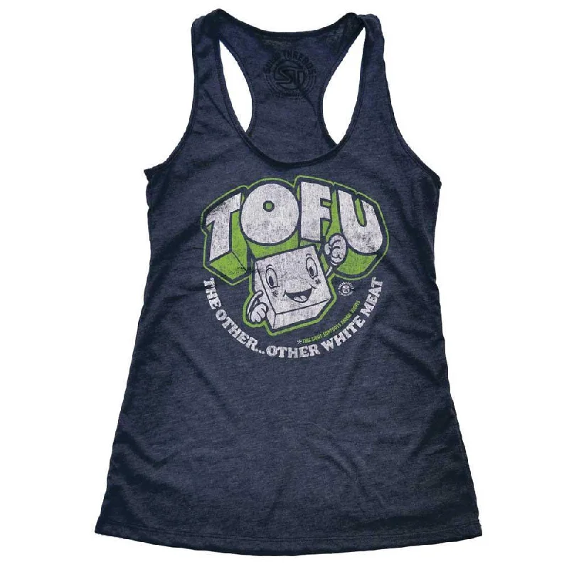 Women's Tofu,The Other Other White Meat Tank Top | Supports Animal Rights