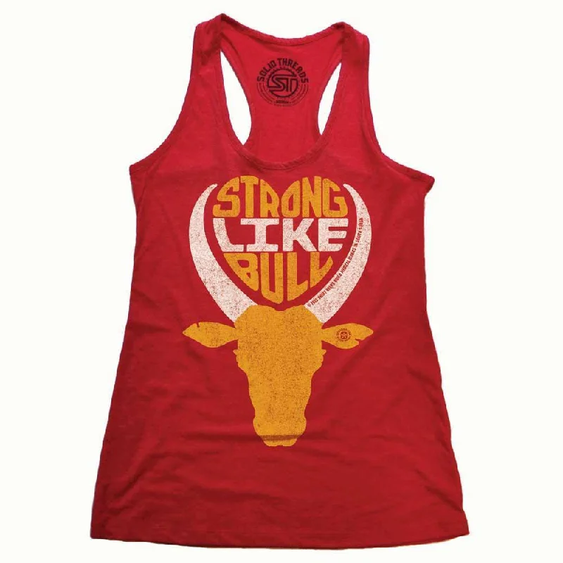 Women's Strong Like Bull Tank Top | Supports World Health