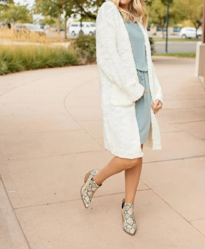 Weekend Offers That Dazzle The Cozy Cardigan In Ivory