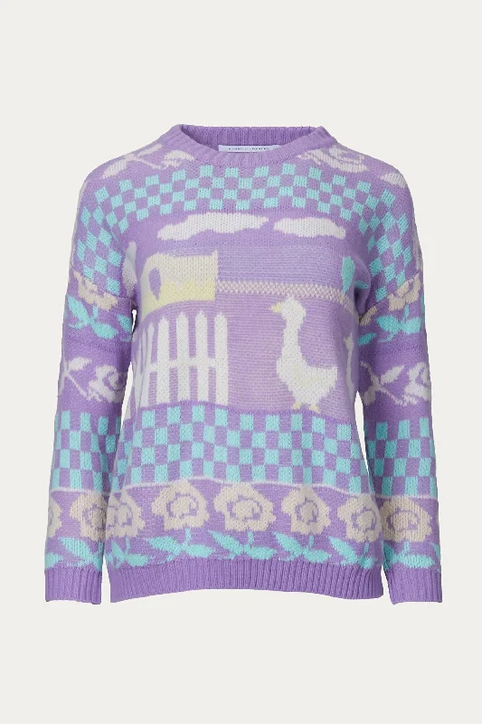Markdowns Tallahassee Sweater In Violet