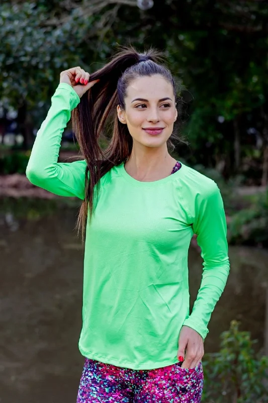 Sprinter Long Sleeve - Fluro Green