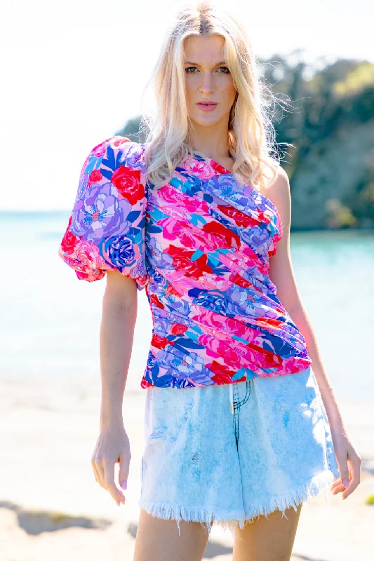 Kirra Floral Off Shoulder Top