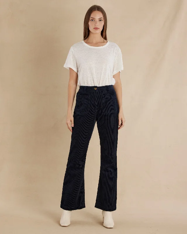 Flavie Corduroy Pant - Navy