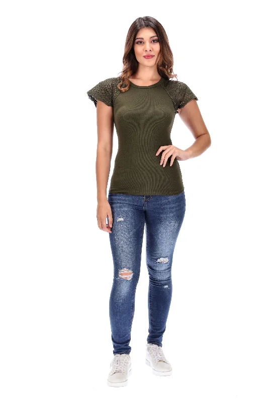 Reece Top Army Green