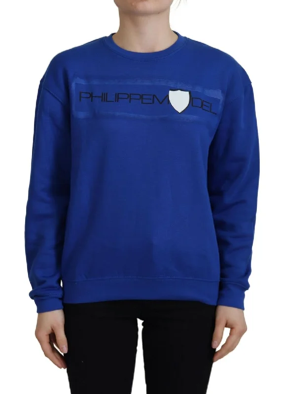 Special Buy Philippe Model  Printed Long Sleeves Pullover Women's Sweater