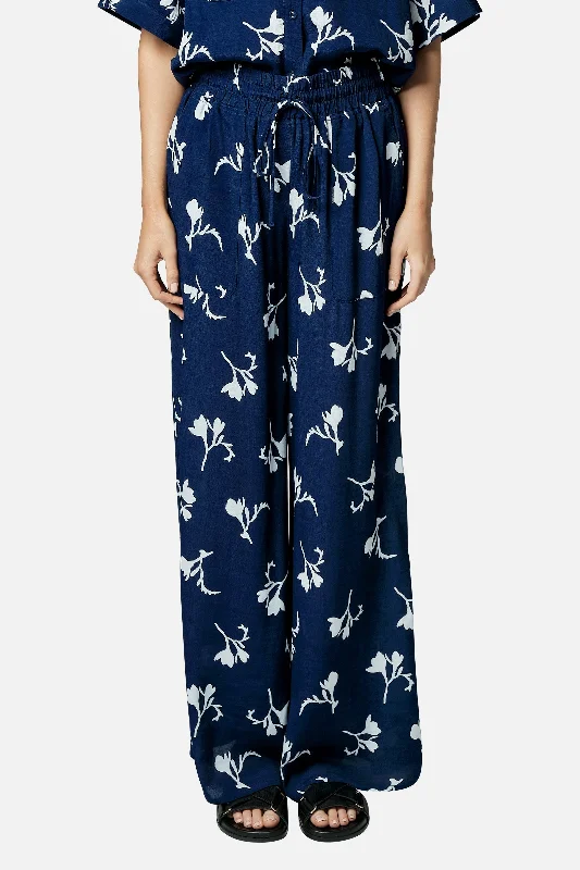 Palazzo Pants FREESIA SILHOUETTE NAVY