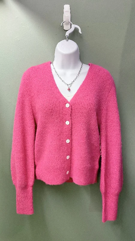 * Karen Kane Pink Buttoned Sweater Top