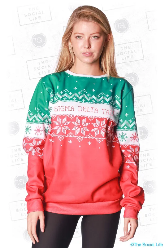 Sigma Delta Tau Holiday Crewneck