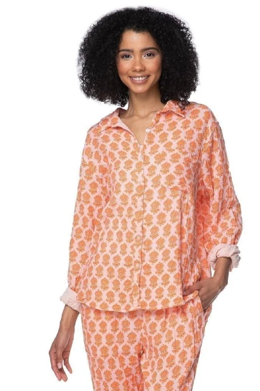 Double Cotton Washed Gauze Unforgettable Shirt - Printed