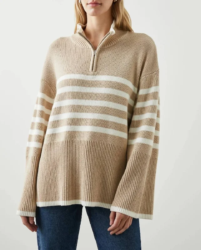 Weekend Bargains Just for You Tessa Sweater In Beige