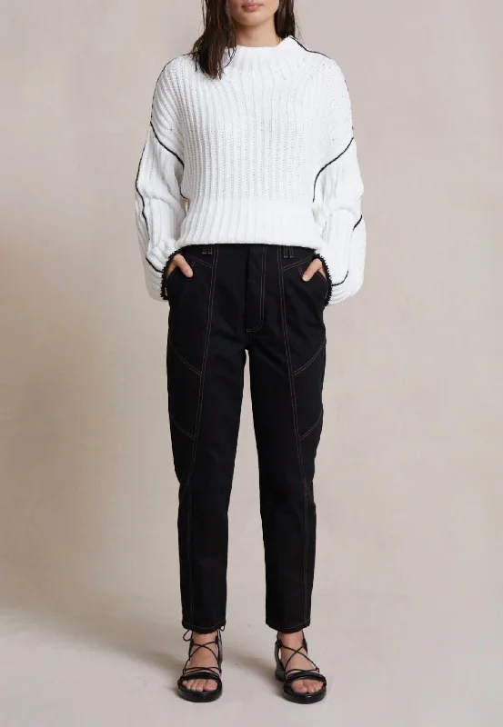 Midnight Madness Alice Knit Jumper In Ivory