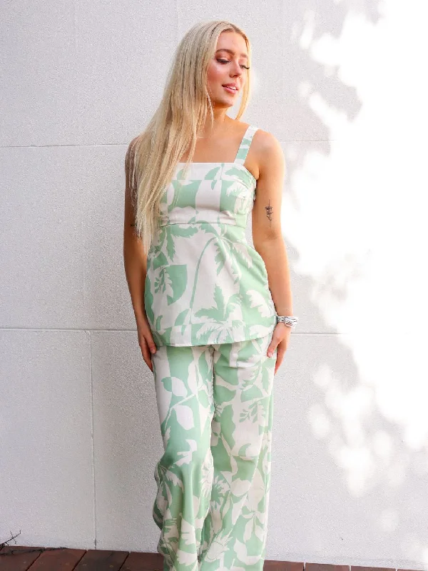 PALM PANT SET