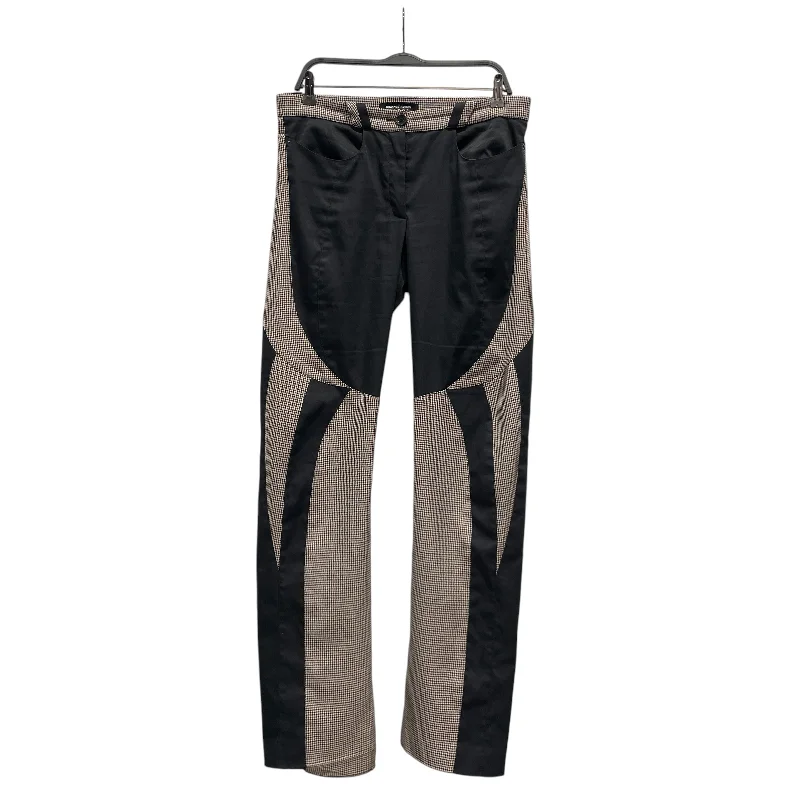 Kiko Kostadinov/Bottoms/40/Graphic/Cotton/BLK/Contrast Panel Trousers