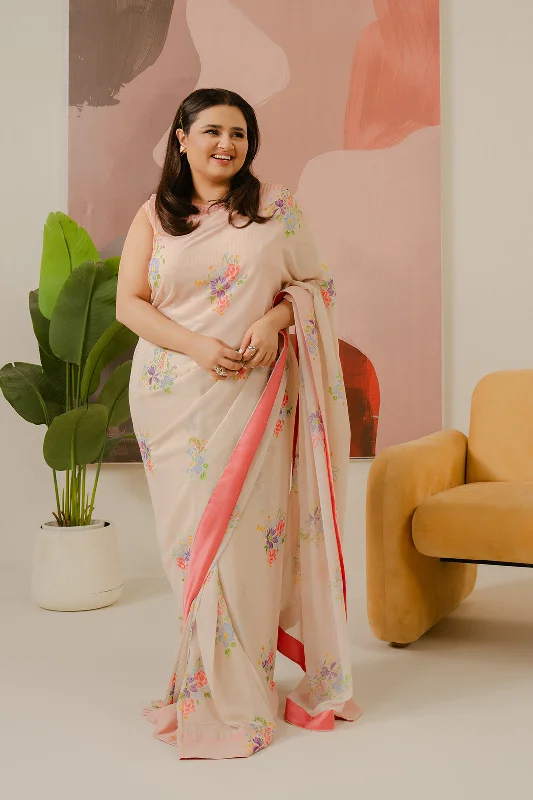 Isoga Saree & Crop Top (sleeveless)