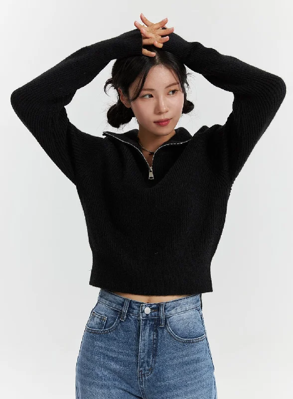 Half-Neck Zip Sweater OD321