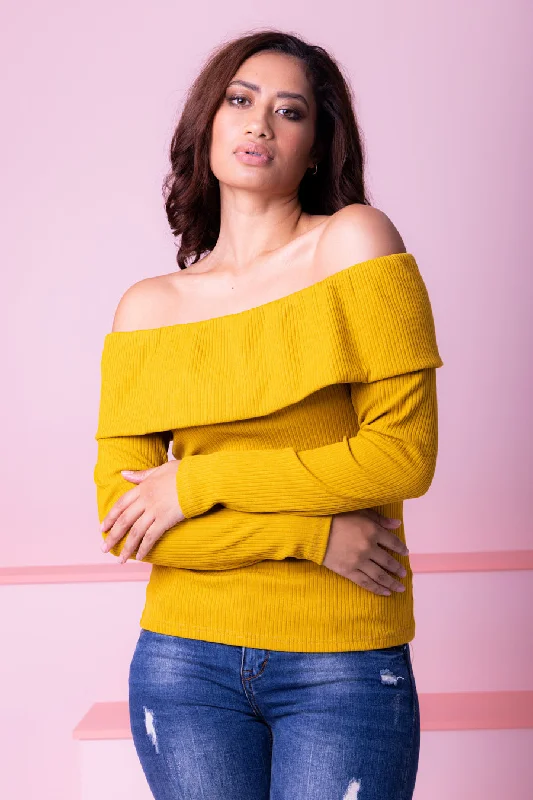 Nadine Top Mustard