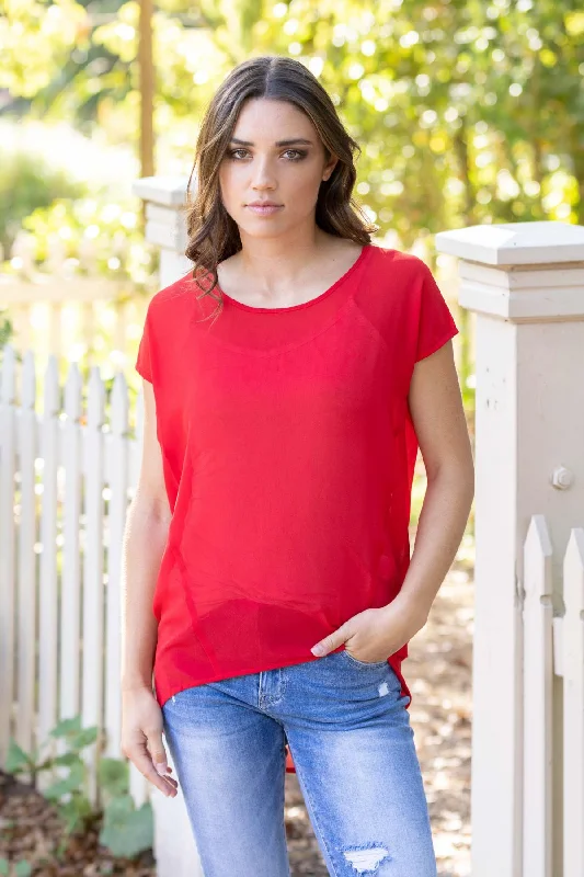 Promise Tee Red