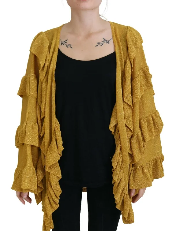 Loyalty Reward Aniye By  Long Sleeves Ruffled Women Cardigan Women's Sweater