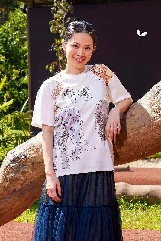 Adult Unisex Tee (Singapore Zoo - Light)