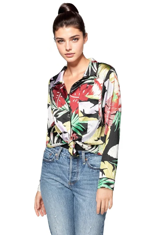 Bed to Brunch Piper Shirt | Aloha Paradise Print